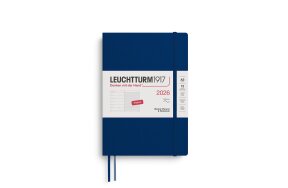 LEUCHTTURM WEEKLY PLANNER 2026 & NB A5 SC 12 MONTHS NAVY 372682